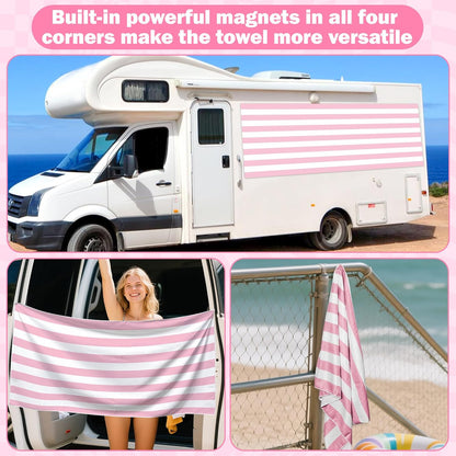 magnetic beach towels