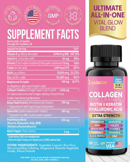 Nadagen NAD+ Collagen